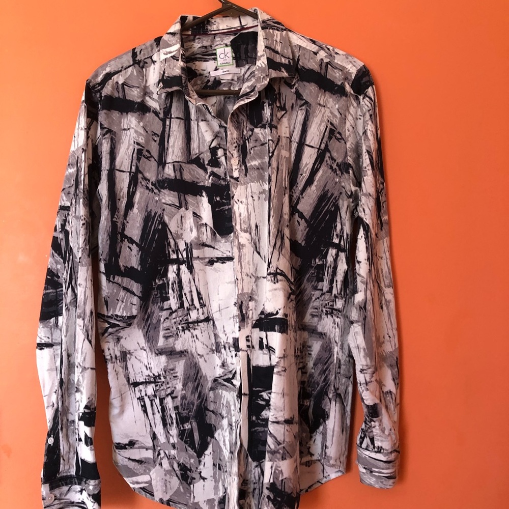 Calvin Klein Black White and Gray Size Med